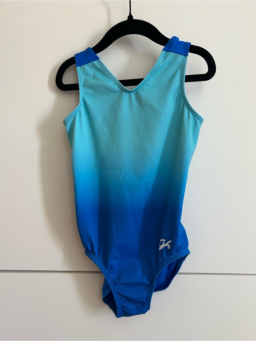 GK Blue Ombre Gymnastics Leotard - CM Child’s Medium